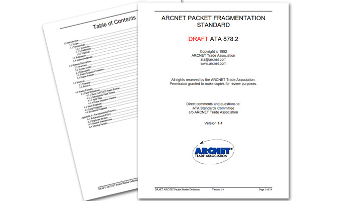 Cover of the Draft ATA 878.2 PDF